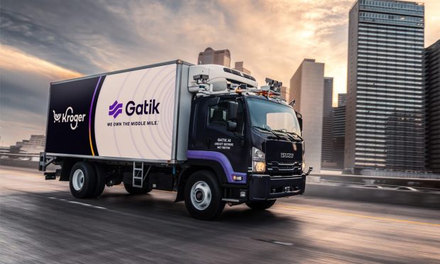 Kroger Gatik delivery truck