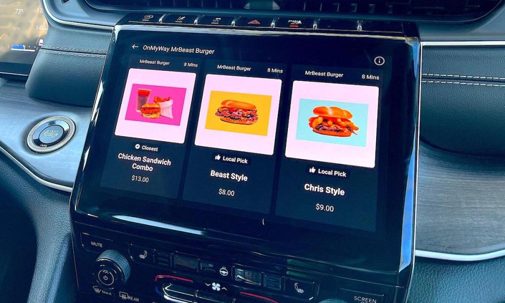 MrBeast Burger in-car ordering