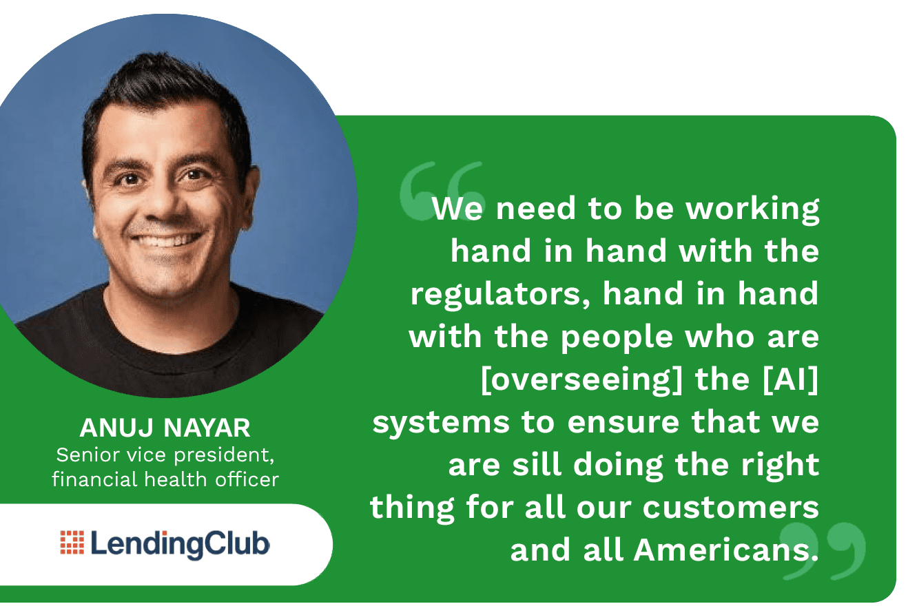 PYMNTS speaks with Anuj Nayar, senior vice president and financial health officer at LendingClub, about how lenders seeking to offer faster payments can leverage AI to drive multiple sought-after gains.