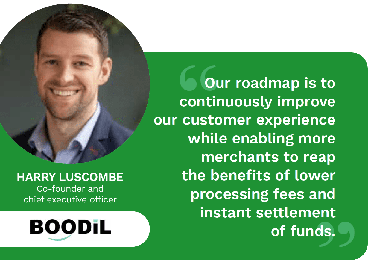 Harry Luscombe, Co-founder and chief executive officer at Boodil