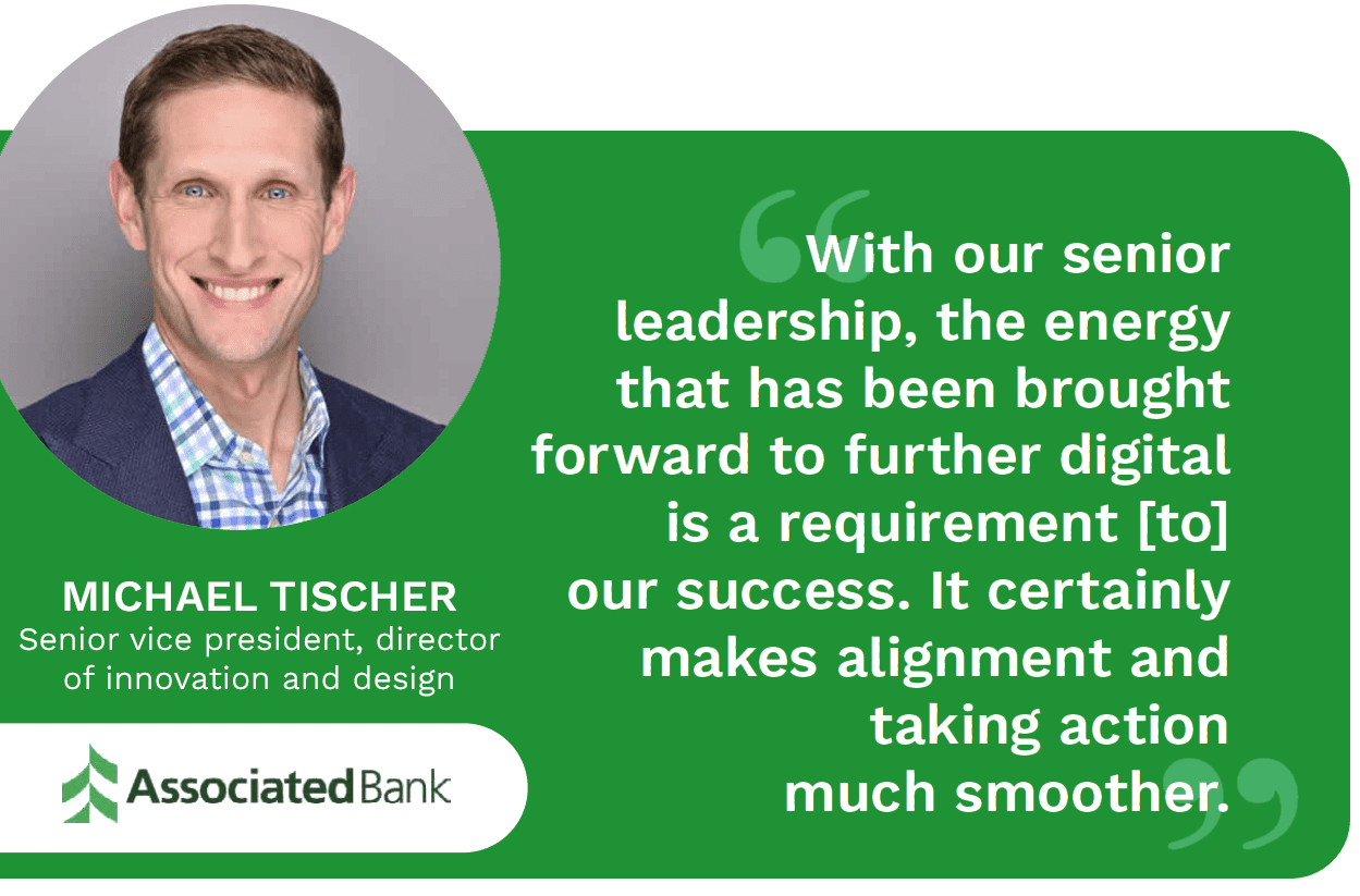 PYMNTS talks with Michael Tischer, senior vice president, director of innovation and design at Associated Bank, about how the bank’s approach to digital innovation is improving customer satisfaction.