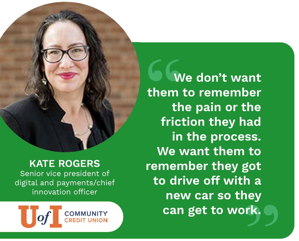 PYMNTS interviews Kate Rogers, senior vice president of digital and payments and chief innovation officer at University of Illinois Community Credit Union, about how CUs can come out on top as lenders in challenging economic times.