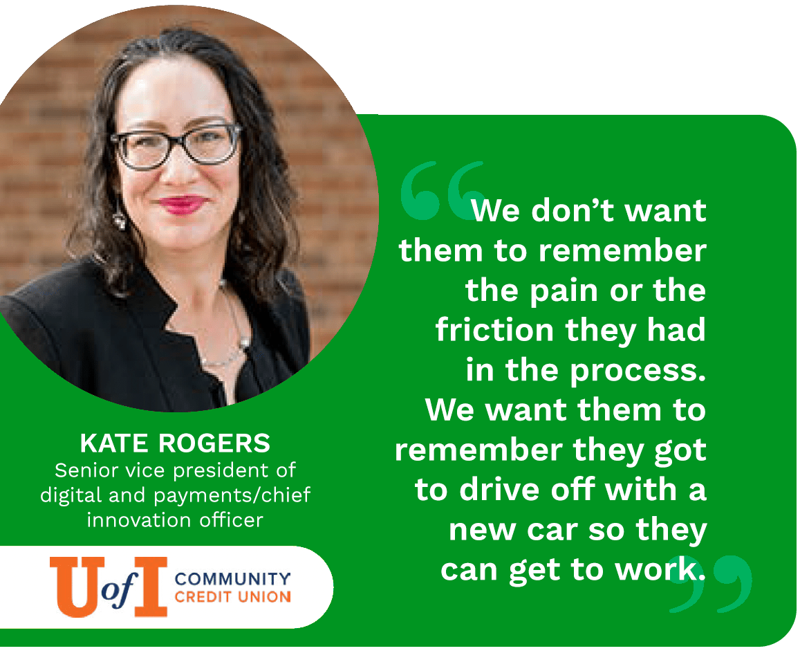 PYMNTS interviews Kate Rogers, senior vice president of digital and payments and chief innovation officer at University of Illinois Community Credit Union, about how CUs can come out on top as lenders in challenging economic times.
