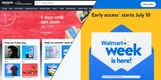 Amazon, Walmart Dangle Free Subscriptions to Boost July Savings Days Sales