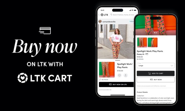 LTK buy now cart app