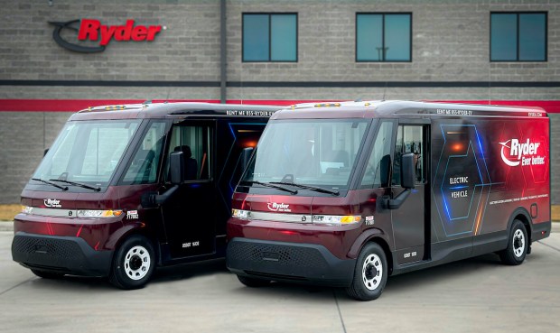 Ryder Begins Rollout of BrightDrop Zevo 600 Electric Van Rentals