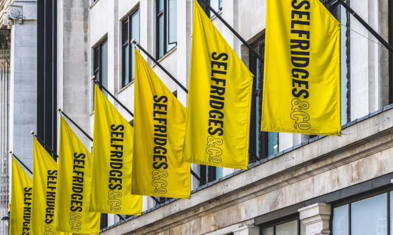 Selfridges flags