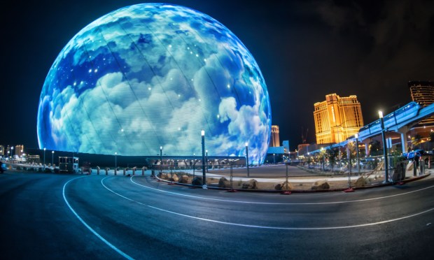 the Sphere venue in Las Vegas