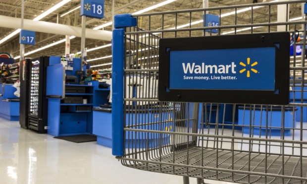 Walmart grocery cart