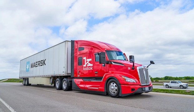 Maersk, Kodiak Robotics Launch Commercial Autonomous Trucking Lane