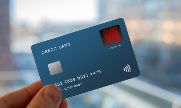biometric payment card