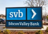 SVB and Silicon Valley Bank sign