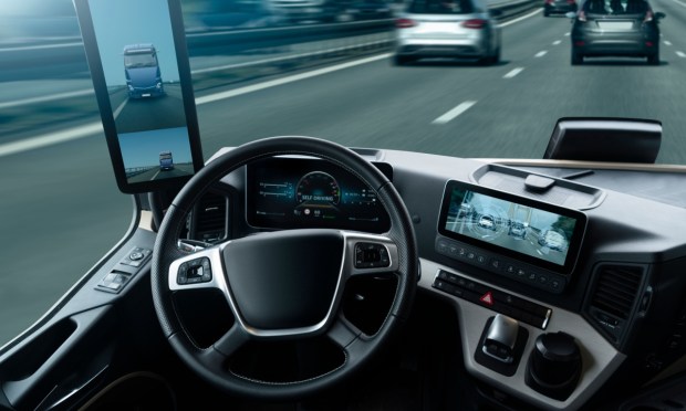 driverless truck interior