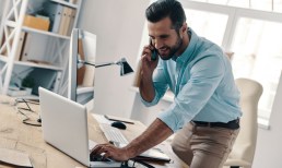 businessman on phone