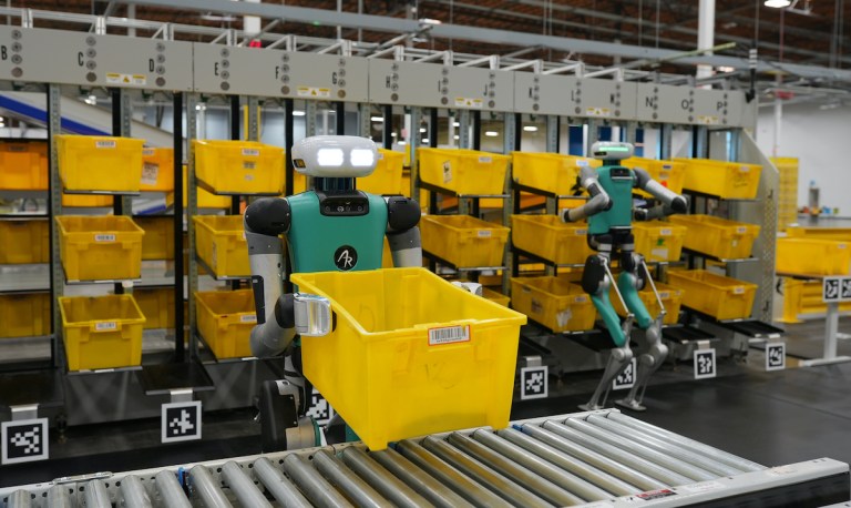Amazon Tests ‘Down-to-Earth’ Robotics Amid $1.6 Billion Boom