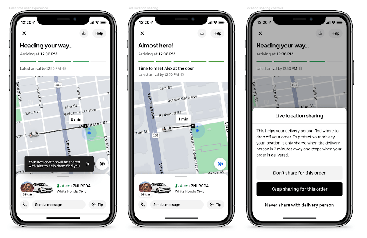 Uber Eats Adds Live Location Sharing as Aggregators Compete to Reduce Friction