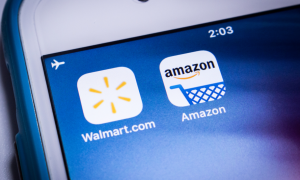 Amazon and Walmart apps