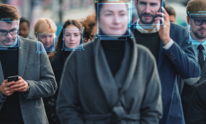 facial recognition tech in crowd