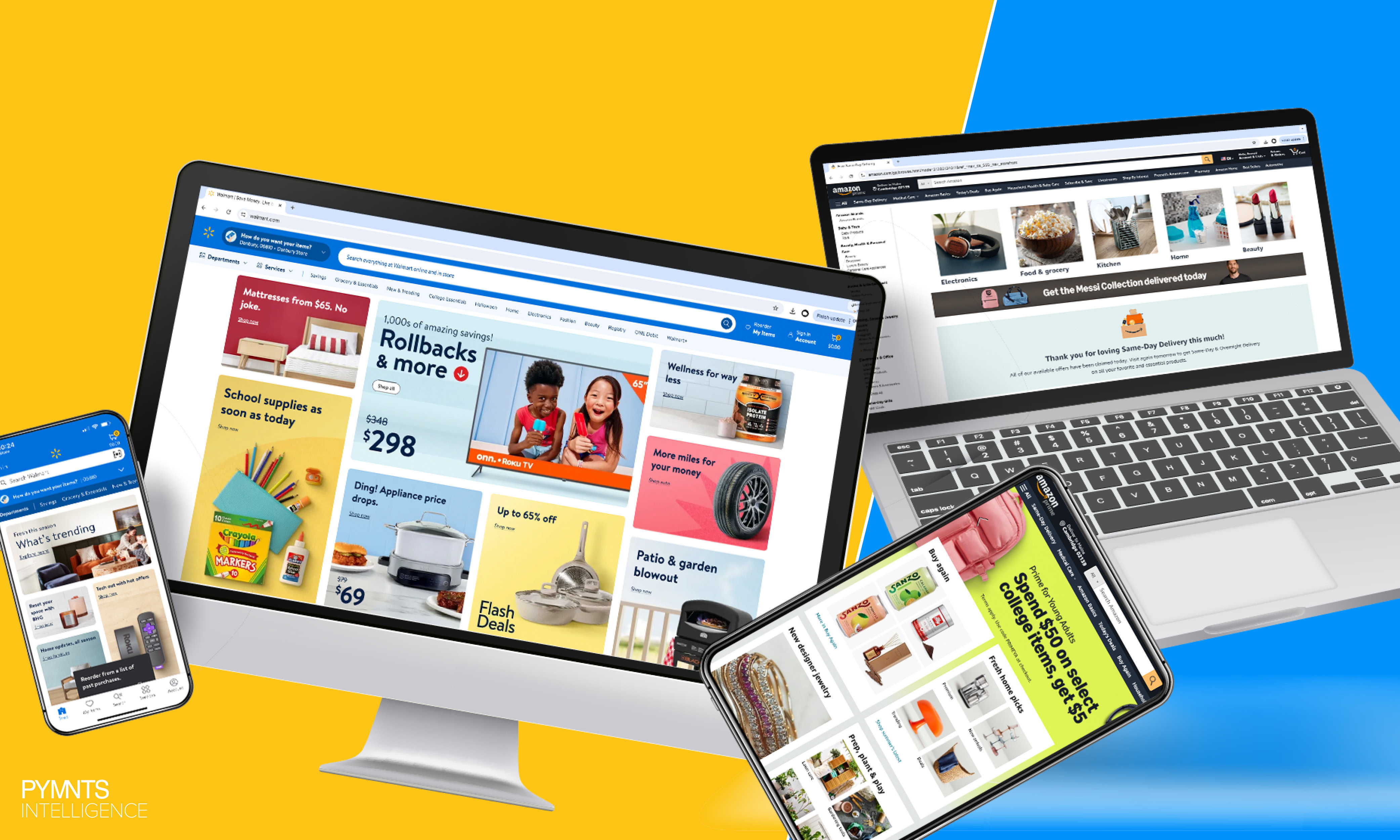 Walmart leads in grocery while losing ground to Amazon in other categories. Discover how this growth is impacting the retail landscape.