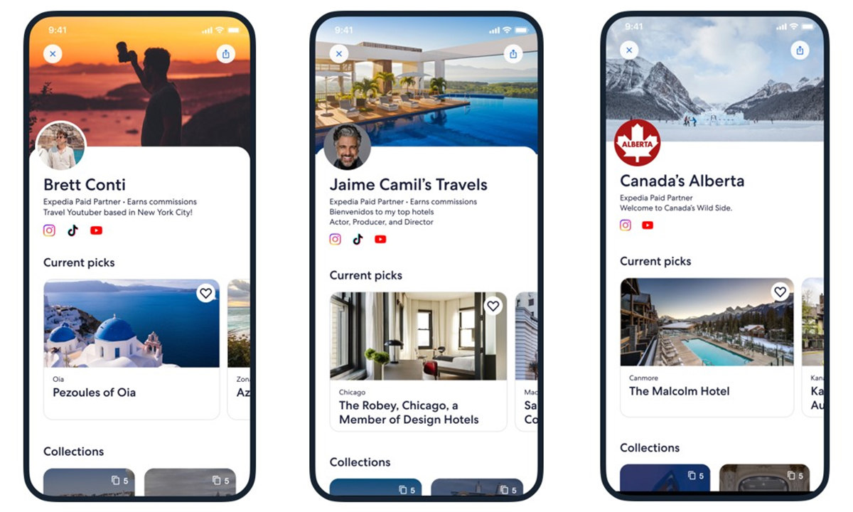 Expedia Teams With Influencers and Celebs on Shoppable Storefronts