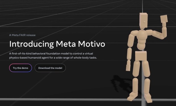 Meta Says Foundation Model Gives Virtual Embodied Agents Human-Like Movements