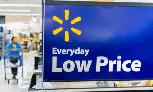 Walmart low price sign
