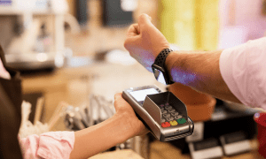 contactless payment with watch