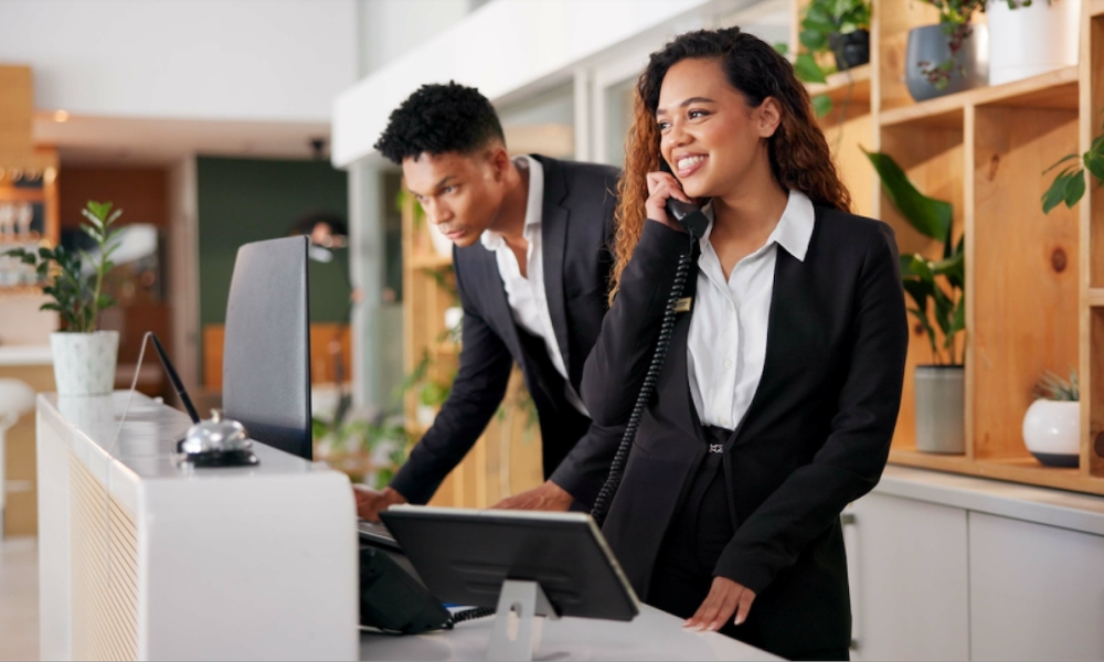 hotel front desk