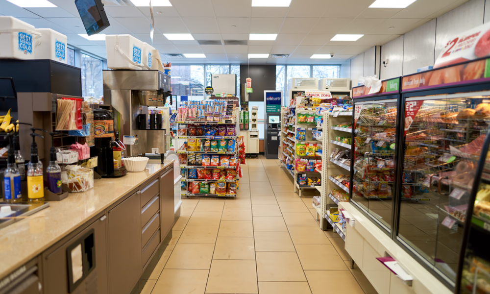 convenience store interior