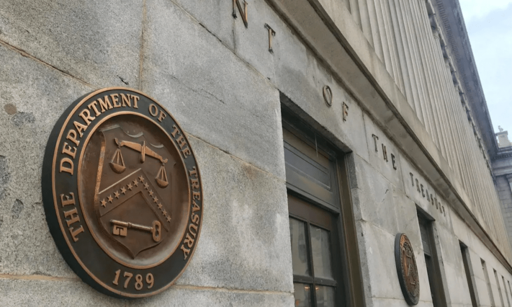 US Treasury building