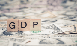 GDP and dollar bills