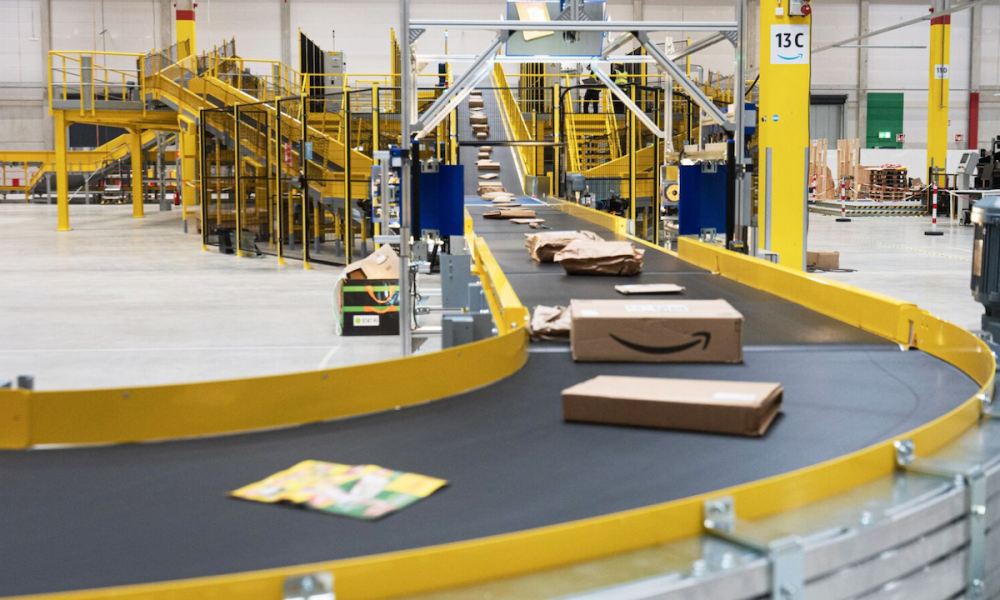 Amazon warehouse robotics