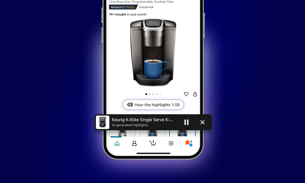 Amazon Tests Audio Summaries of Products for Shopping