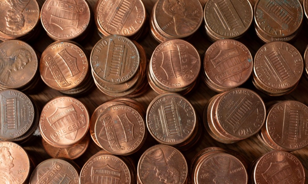 Pennies, US Treasury, cash