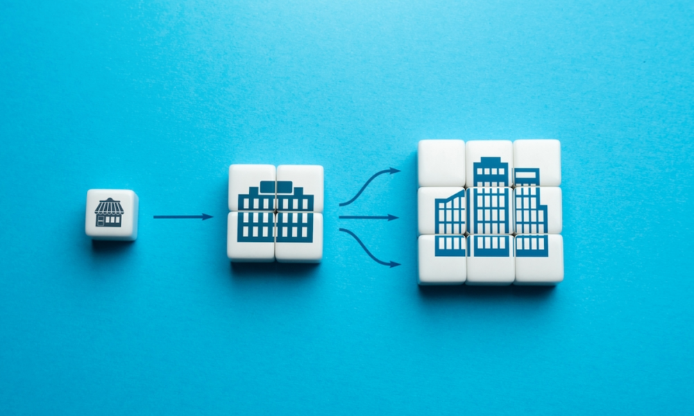 blocks of company growth