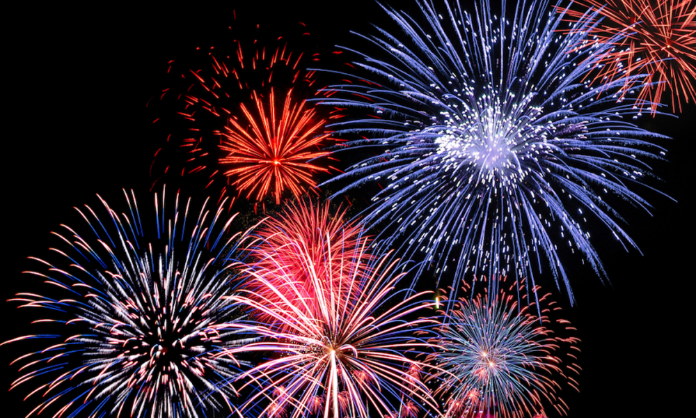 Fourth of July fireworks