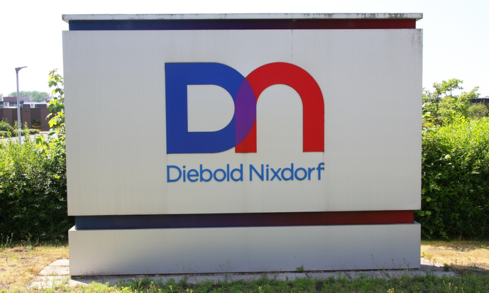 Diebold Nixdorf sign
