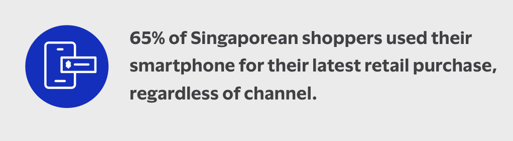 Singapore mobile shopping stat