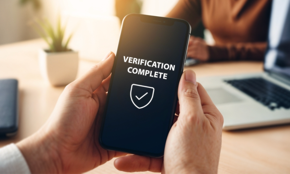 identity verification on smartphone