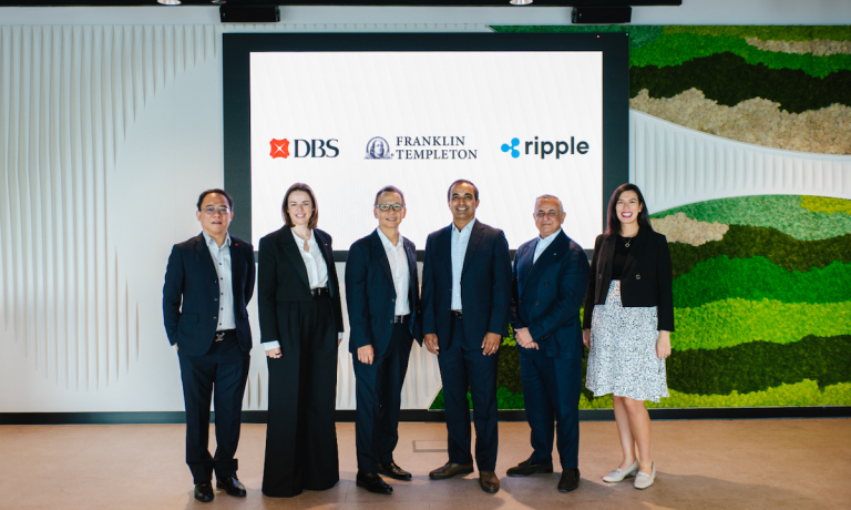 Ripple, DBS and Franklin Templeton people