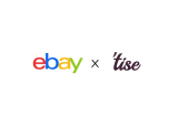 eBay and Tise logos