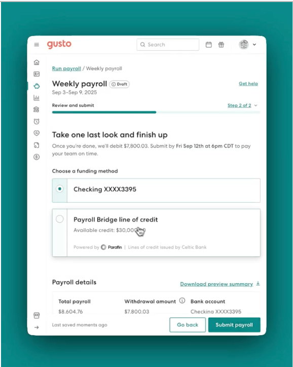 Gusto Introduces New Ways to Simplify Cash Flow and Speed of Payroll for Small Businesses