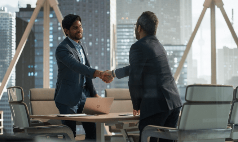 businessmen shaking Hands