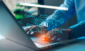 AI on laptop
