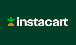 Instacart logo on black background