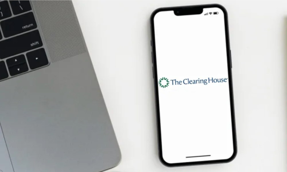 The Clearing House on phone screen