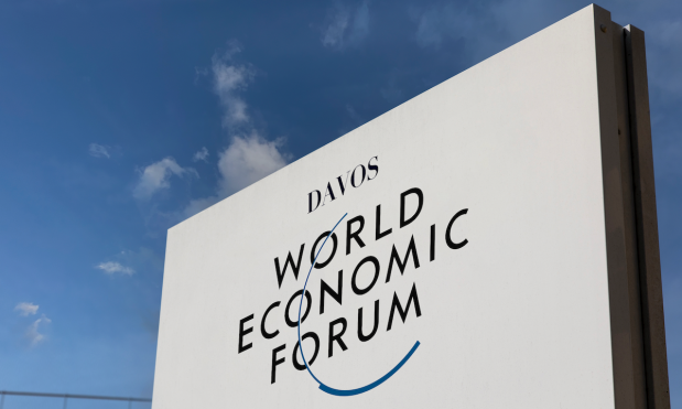 World Economic Forum sign
