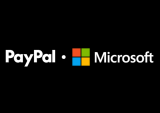PayPal and Microsoft logos