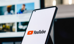 YouTube on phone with computer