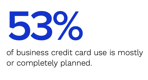 business credit card use stat